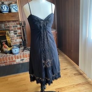 Prada silk Swarovski beaded dress